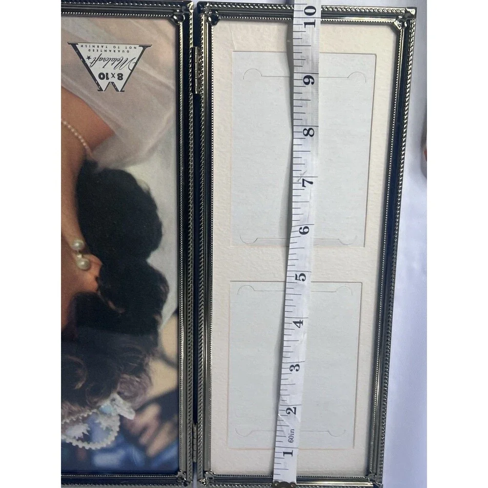 Vintage 1960s TriFold Folding Picture Frame 8x10 Center original stock display